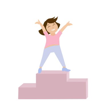 Pedistal vektör stoku illüstrasyon kazananı