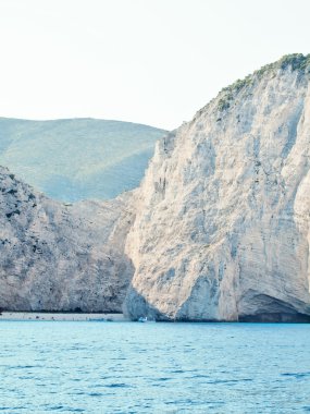 Navadzhio Beach (batık gemiler Adası) Zakynthos, İyonya ben