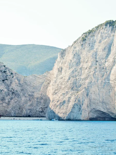 Navadzhio Beach (ostrov potopených lodí) Zakynthos, Jónské jsem — Stock fotografie