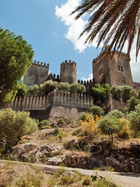 View Low Castle Almodovar Del Rio Cordoba Andalusia Spain — Stock Photo, Image