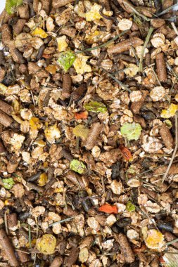  Doğal spor müsli ve granüller. At için. en üstteki görünüm