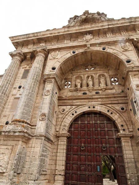 Dettaglio Del Monastero Della Certosa Collocato Presso Città Jerez Della — Foto Stock