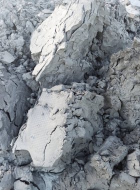 Islak mavi şifalı kil arka plan ve doku. Açık hava