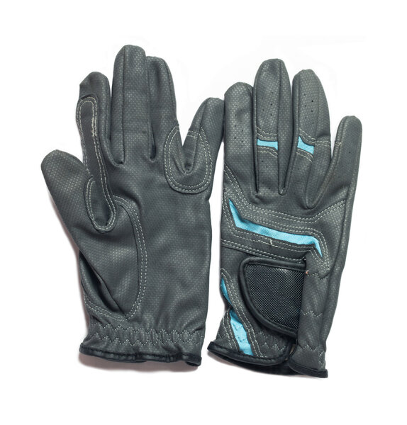 Конные профессиональные серые перчатки для езды в изолированном состоянии
