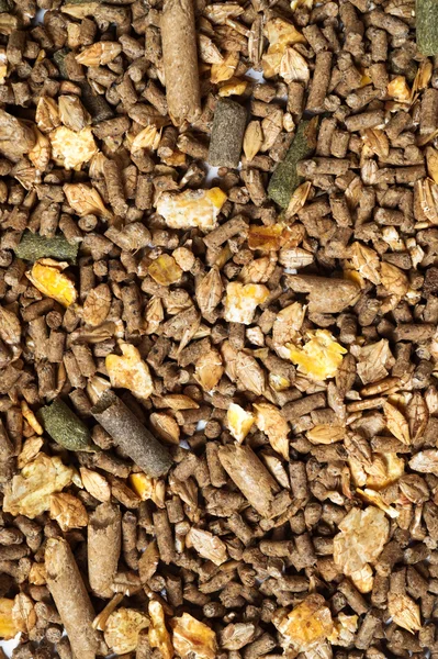 Natuurlijke graan sportieve muesli achtergrond. voor paard. — Stockfoto