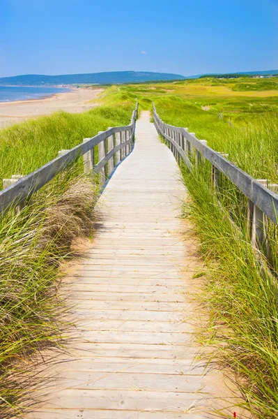 Plage d'Iverness et terrain de golf Photo De Stock