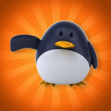 komik karikatür penguen