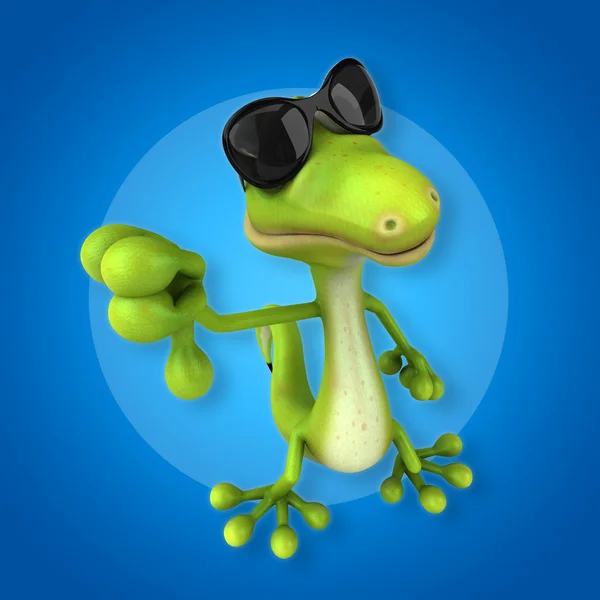 Fun cartoon Lizard — Stock Photo, Image