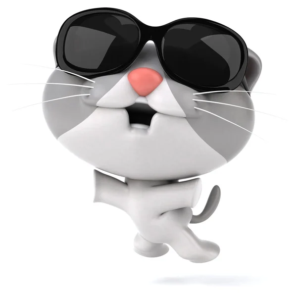 Fun cartoon cat — Stock Photo, Image