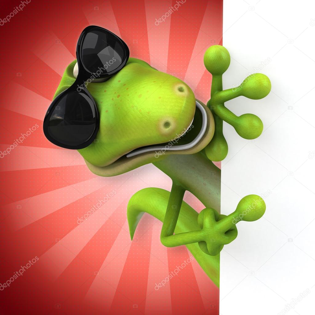 Fun cartoon Lizard — Stock Photo © julos #100312362