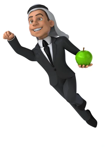 Cartoon Arab businessman — Stock Photo, Image