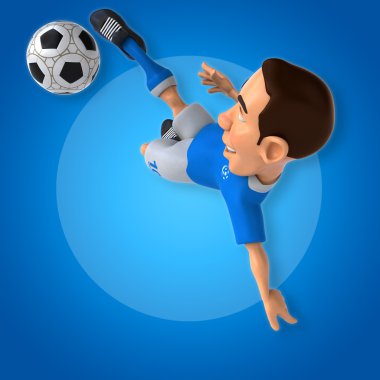 karikatür futbolcu