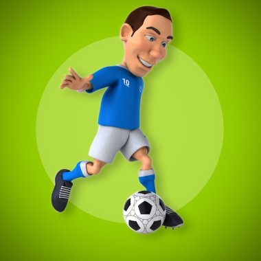 karikatür futbolcu