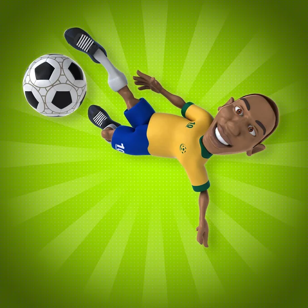 Cartoon Football player — Stock Photo, Image