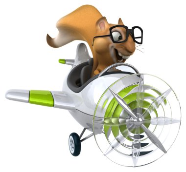 Eğlenceli çizgi film sincap