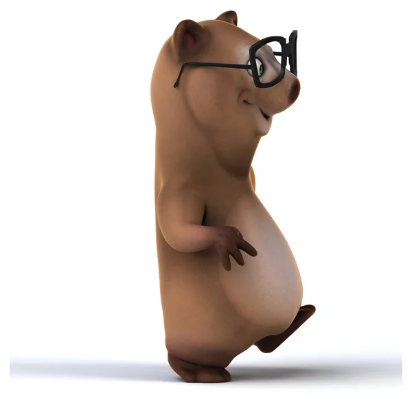 Fun cartoon bear — Stock Photo, Image