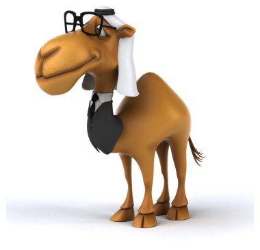 Eğlenceli çizgi film deve
