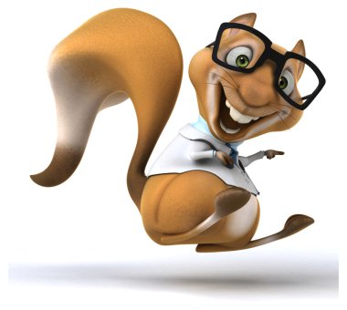 Eğlenceli çizgi film sincap