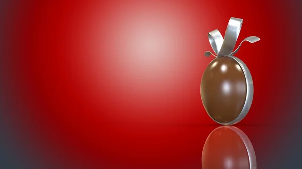 Schokoladen-Osterei — Stockfoto