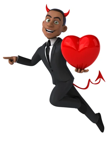 Fun cartoon businessman — Stock Photo, Image