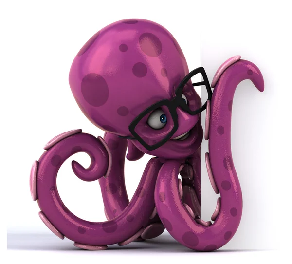 Fun cartoon octopus — Stock Photo, Image