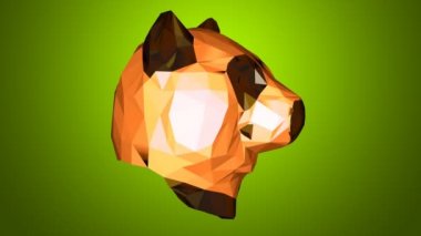 poligonal panda head iplik