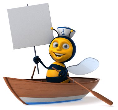 Eğlenceli çizgi film arı