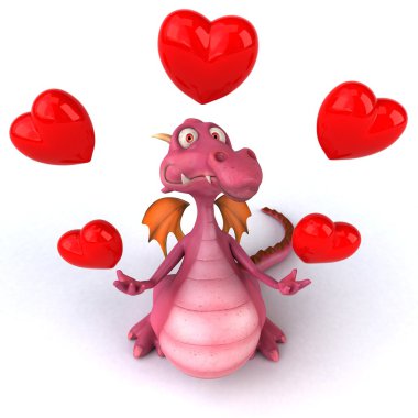 komik karikatür dragon