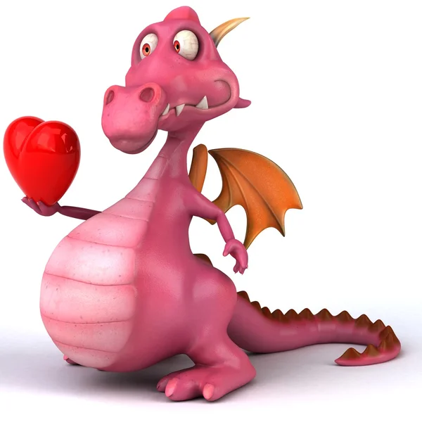 Funny cartoon dragon — Stock Photo, Image