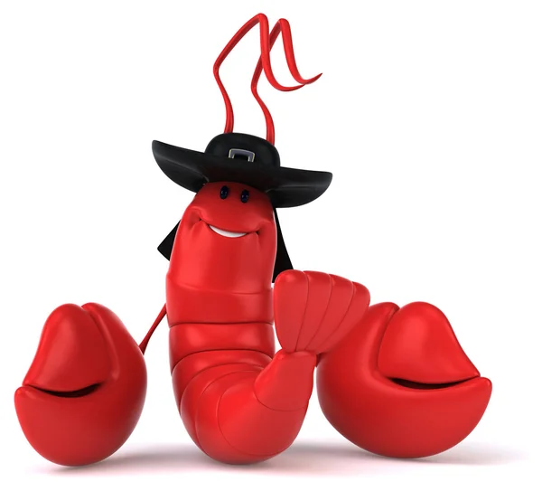 Fun cartoon lobster — Stock Photo, Image