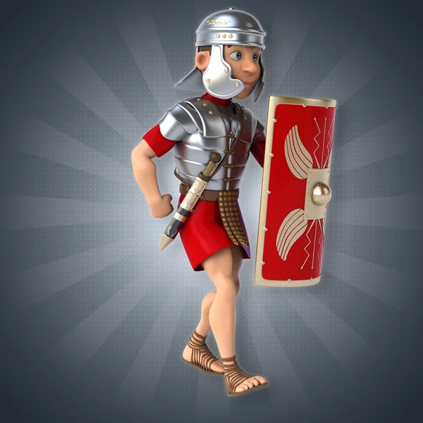 Cartoon Roman soldier — Stock Photo, Image