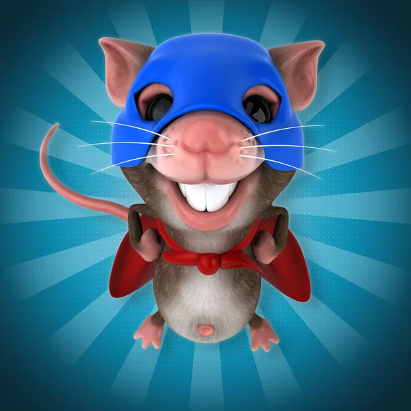 Super ratón divertido —  Fotos de Stock