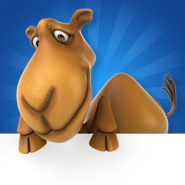 Fun cartoon camel — Stock Photo, Image