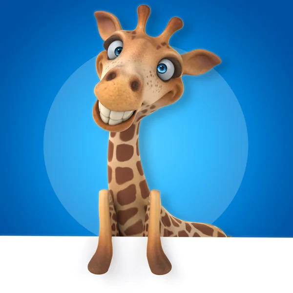 Leuke cartoon giraffe — Stockfoto