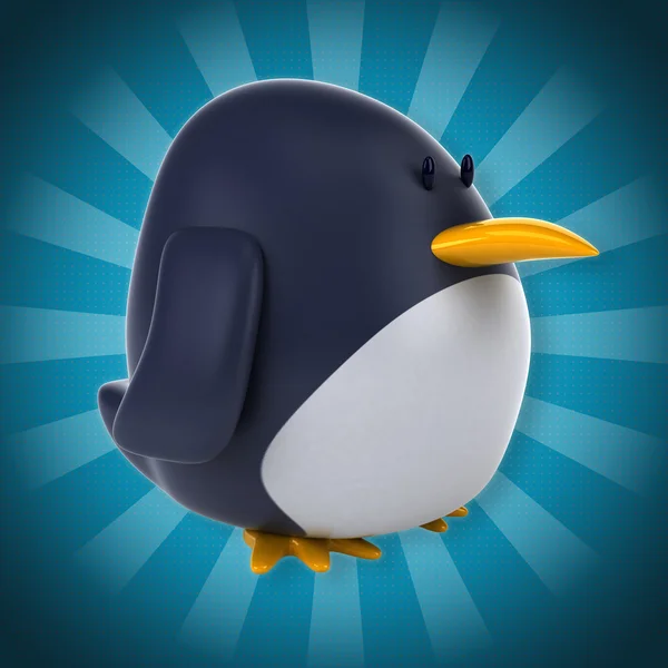 Lustiger Cartoon-Pinguin — Stockfoto