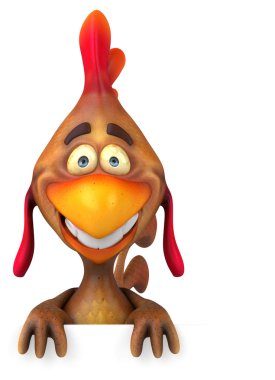 Eğlenceli çizgi film tavuk