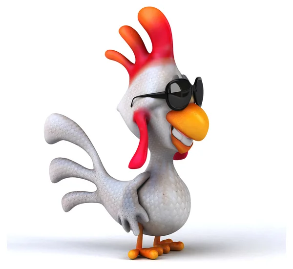 Divertido pollo de dibujos animados —  Fotos de Stock