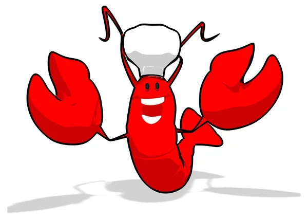 Zabawne kreskówki homara — Zdjęcie stockowe