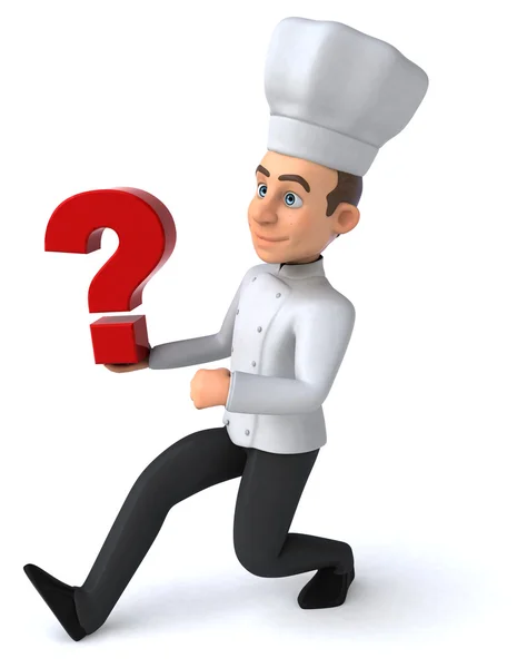 Fun cartoon chef — Stock Photo, Image