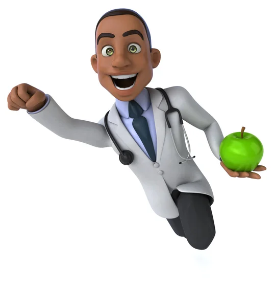 Divertente medico cartone animato — Foto Stock