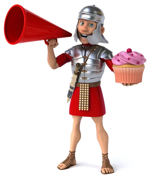 Cartoon Roman soldier — Stock Photo, Image