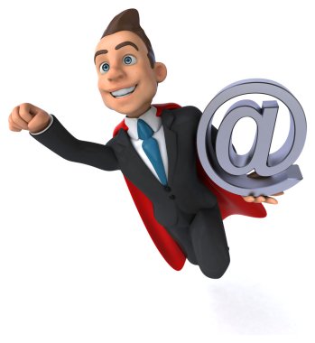 çizgi film süper iş adamı