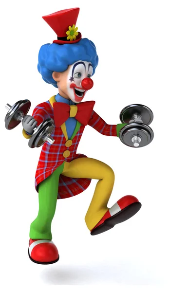 Spaß Cartoon Clown — Stockfoto