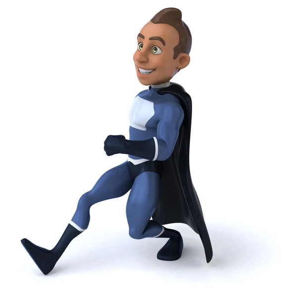 Fun cartoon superhero — Stock Photo, Image