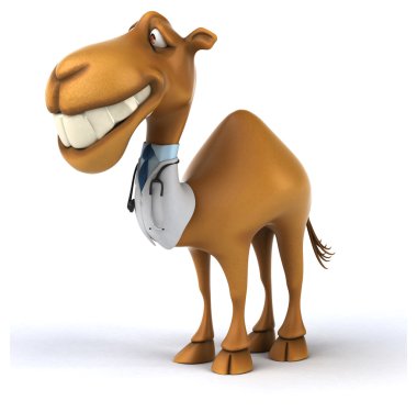 Eğlenceli çizgi film deve