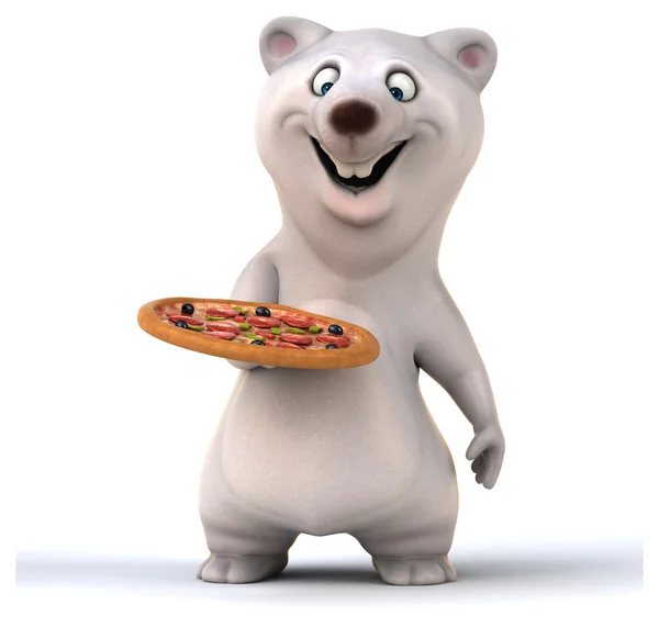 Fun cartoon bear — Stock Photo, Image