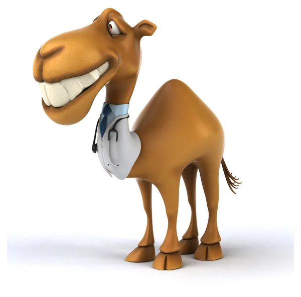 Fun cartoon camel — Stock Photo, Image