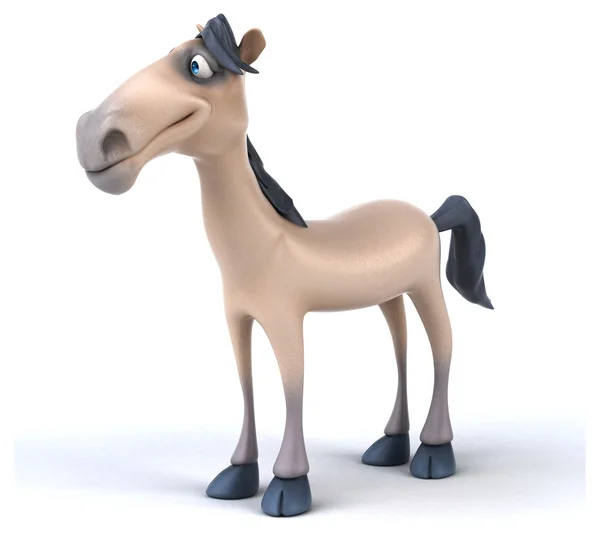 Fun cartoon horse — Stock Photo, Image