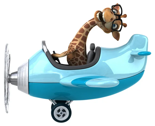 Fun мультфільму giraffe — стокове фото