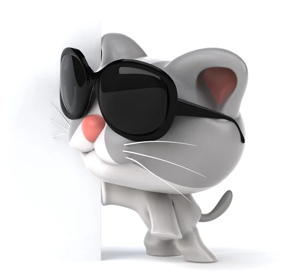 Fun cartoon cat — Stock Photo, Image